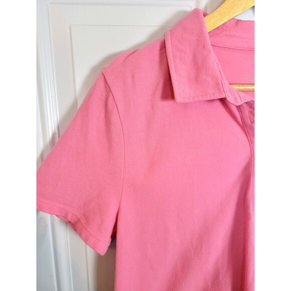Talbots Short Sleeve Polo Tie Front Top Size L Petite - Picture 4 of 8